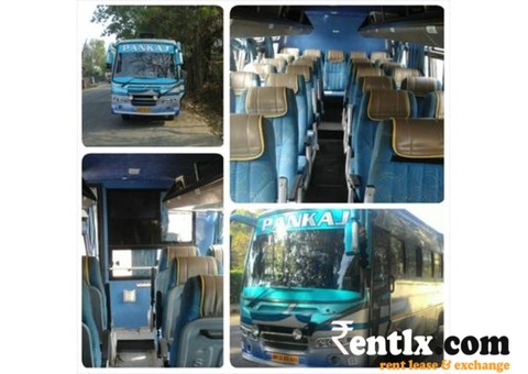 luxury buses on rent and hire in pune