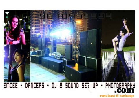 dj, sound setup for all events, functions