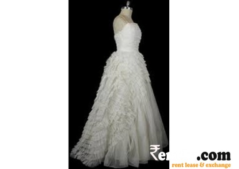 Christian wedding gown on rent