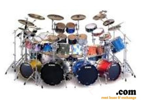 Drum kits n percussions for rent