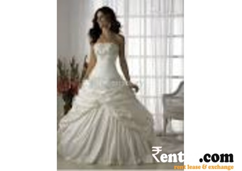 Wedding frock for rent