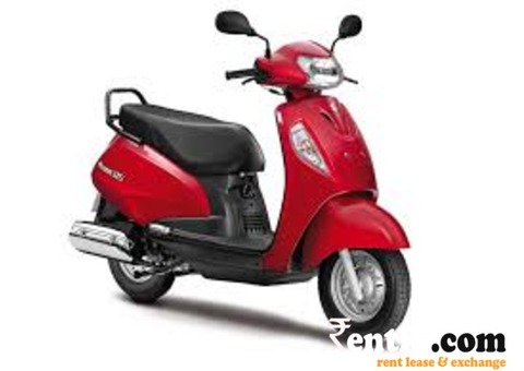 Scooty - non geared bike on rent