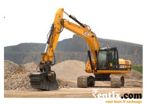 Excavators and jcb machines on rent