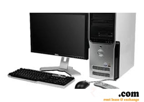 Core to duo computer set with 2 gb ram on rent 
