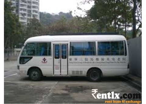 Mini Bus with AC for Rent for office use