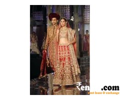 Wedding wear available for bride and grooms on rent