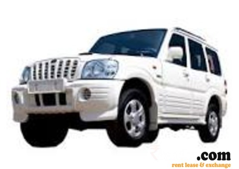 New VLX Mahindra A.C. Scorpio car for rent at very reasonable prices