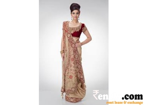 Sarees and dresses on rent