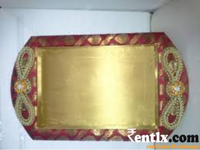 Wedding trays (aarathi plates) for rent