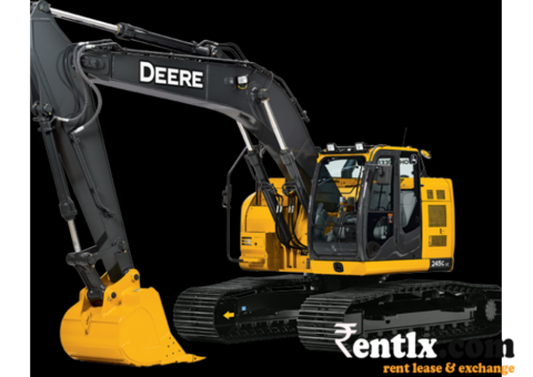 Excavator available for rent