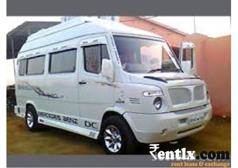 Tempo traveller for rent