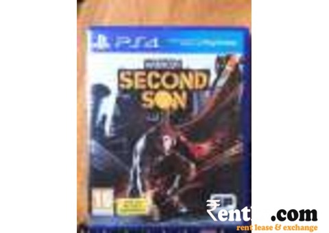 Infamous Second Son PS4 game for rent in Chandigarh
