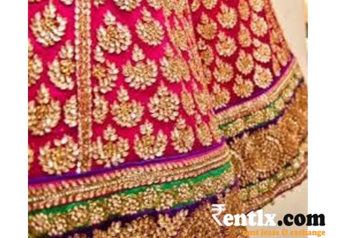 Wedding lehnga available on rent in Delhi