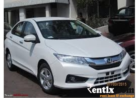 Honda city dulha car white colour for rent