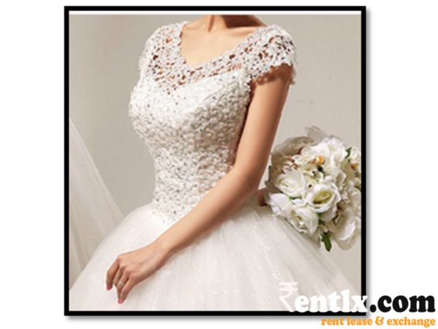 White Wedding gown on Rent ✭ Rentlx.com ...