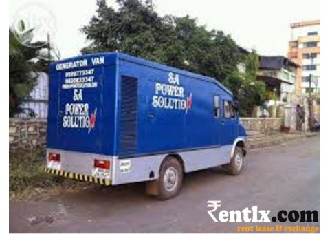 Generator Van on Rent in Mumbai