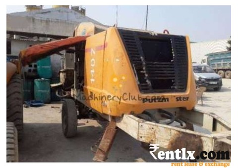Concrete pump Putzemeister 1407 are available for rent and hire in Delhi-NCR