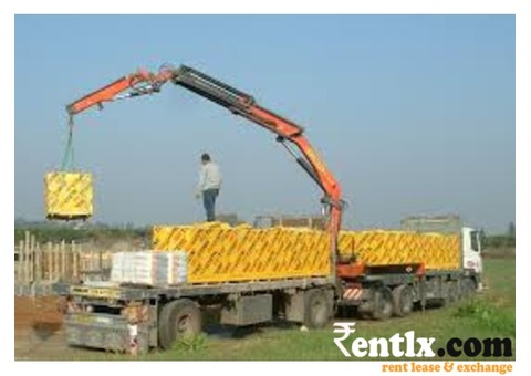 Crane to lift building materials for rent only