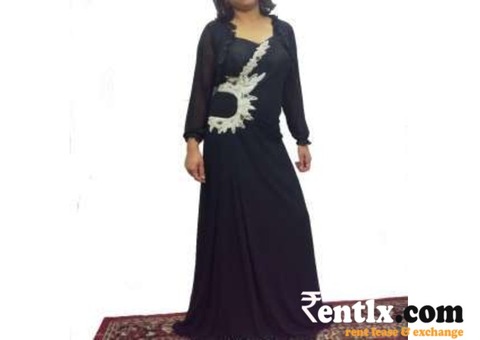 Black Cocktail Gown on rent in Delhi