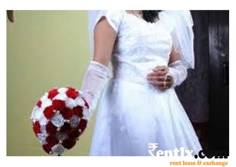 Wedding gown for rent in Kochi