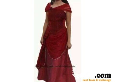 Evening gown and lehenga on rent in Gurgaon