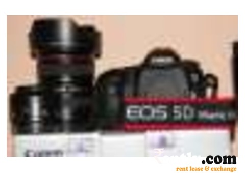 Canon 5D Mark 3 DSLR Camera with 24-105,50mm lens For Rent