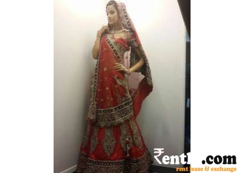 Bridal, party wear lehengas, Sarees, jewelry on RENT in Faridabad