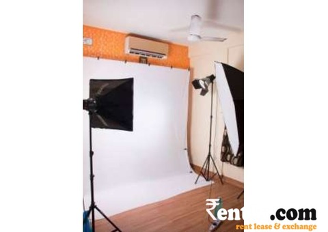 PHOTOSHOOT AND VIDEO SHOOT STUDIO IS AVAILABLE ON RENT IN KOLKATA
