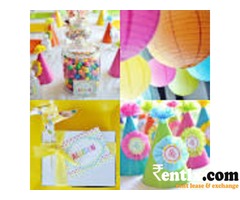 Birthday themes for Rent