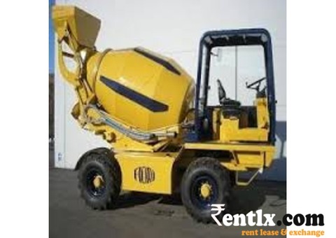Self Loading Concrete Mixer on Rent in Ahmedabad