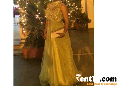 Evening gown and lehenga on Rent in Delhi