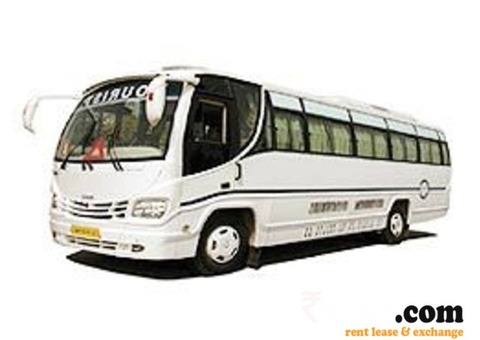 Thirtyfive Seater Deluxe Bus available on Rent 