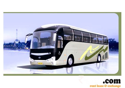 Ac Delex Bus on Rent in Ahmedabad
