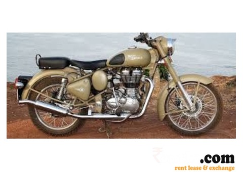 Royal Enfield Bike Available on Rent in Delhi 